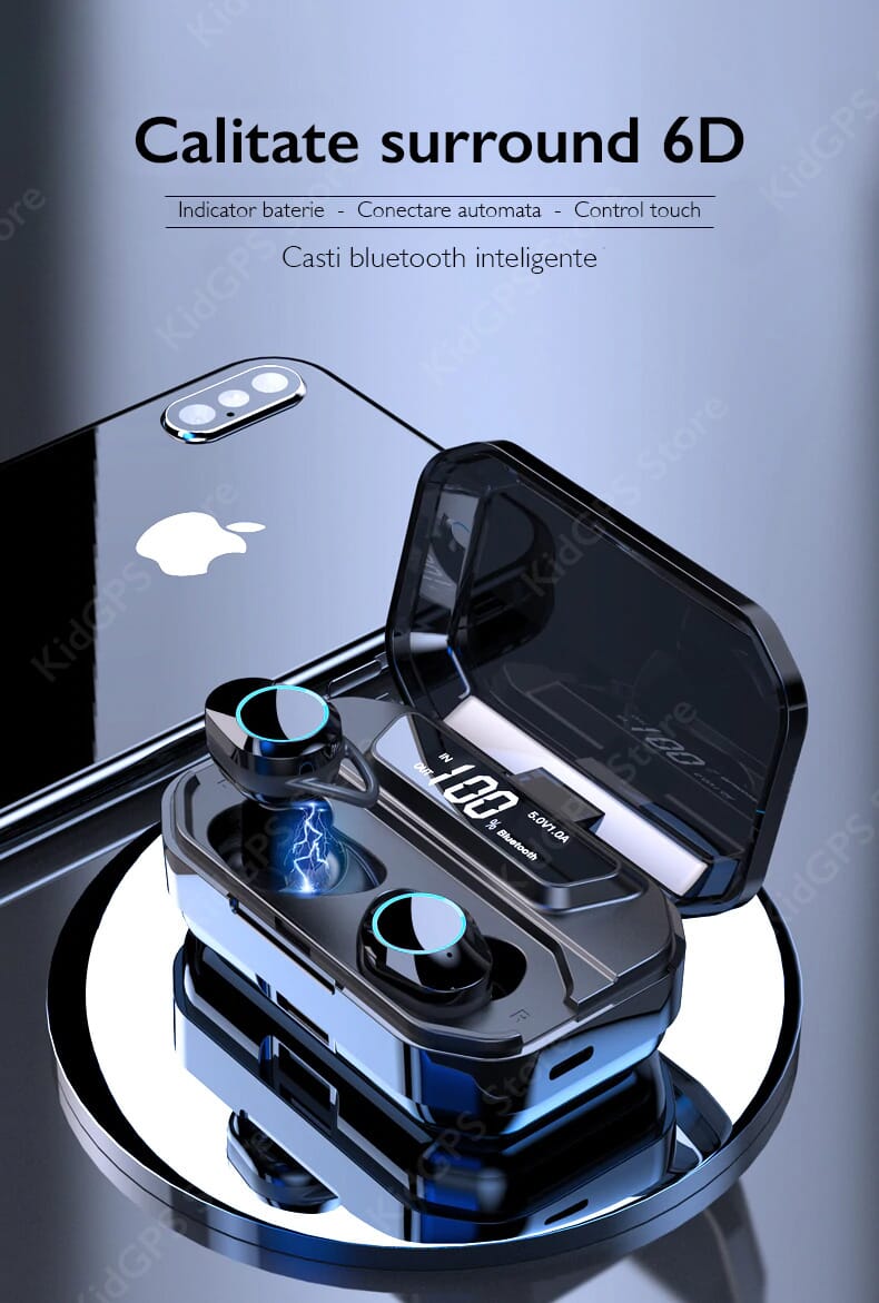 Casti bluetooth Runmus G02 Casti bluetooth Runmus G02
